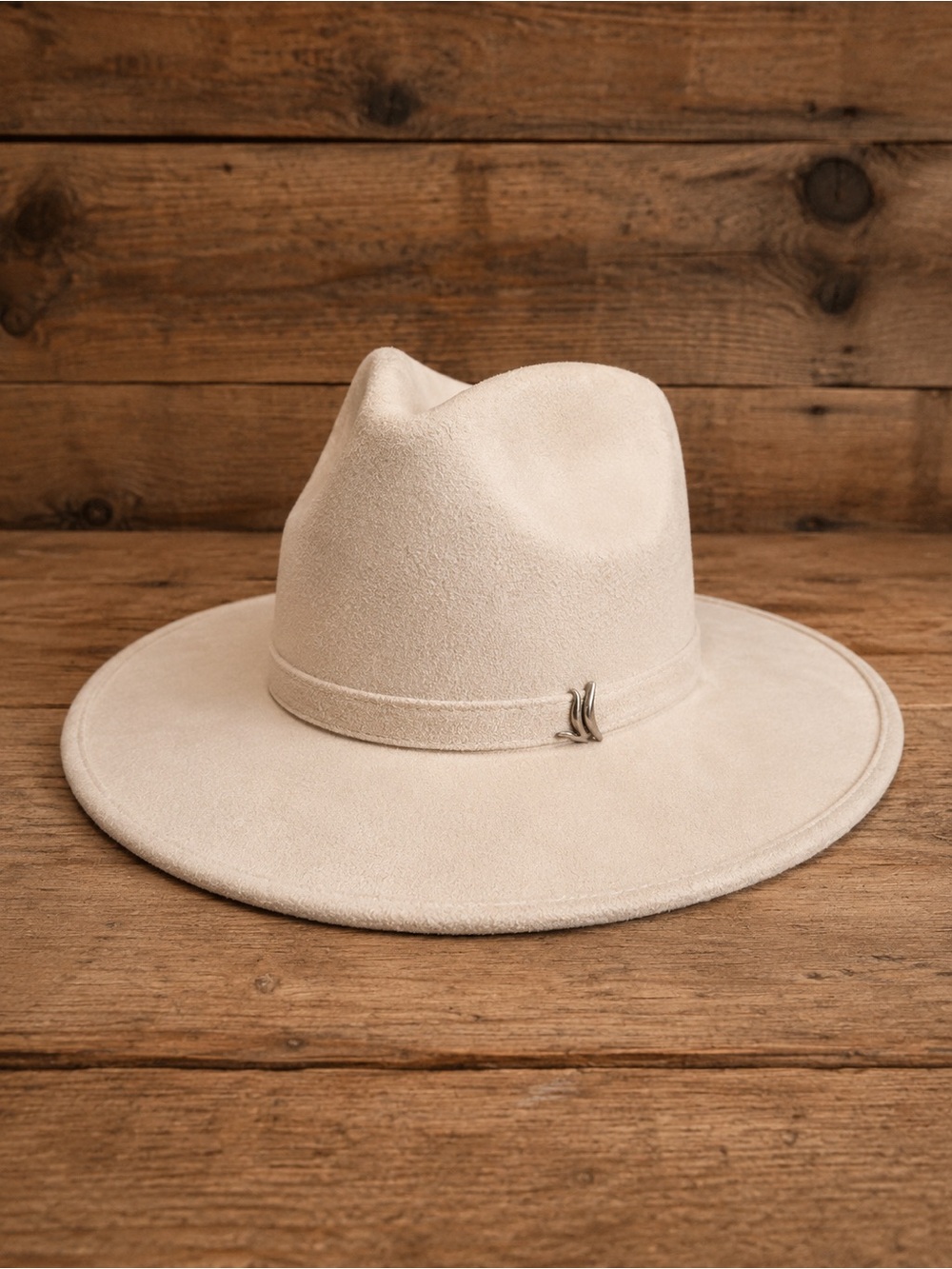 Tisú Hats Ivory Wide Brim Rancher Fedora Hat Western Boho Coastal Cowgirl